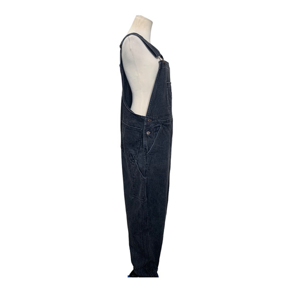 Pointer Brand black denim jean overalls size 36 waist - Picture 10 of 11
